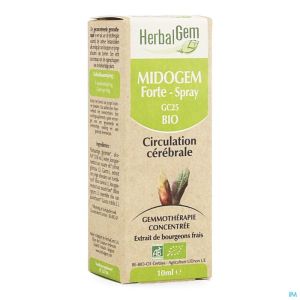 Herbalgem Midogem Forte Cerebr.circul.cplx Spr10ml