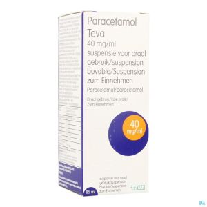 Paracetamol Teva 40mg/ml Orale Suspensie 85ml