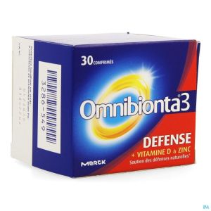 Omnibionta3 Defense Multivitamines Immuniteit (30 tabletten)