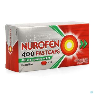 Nurofen 400 Fastcaps Caps 20 X 400mg