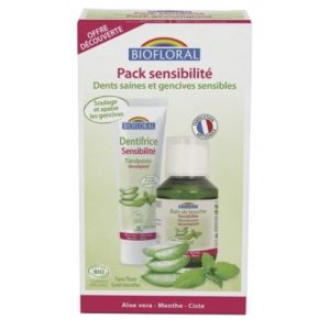 Biofloral Pack Gevoel.tandpasta 75ml+mondwat.100ml