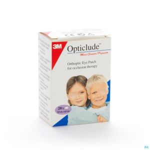 Opticlude 3m Junior Oogkompres 63mmx48mm 20 1537