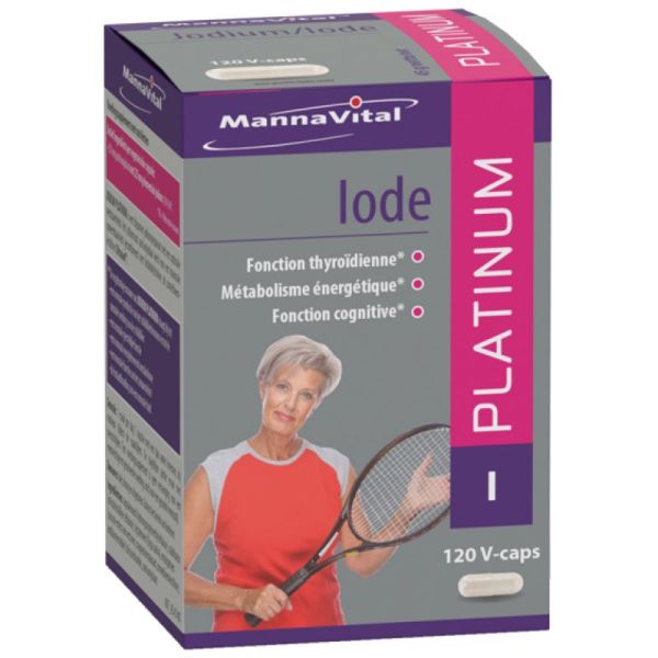 Mannavital Jodium Platinum V-caps 120