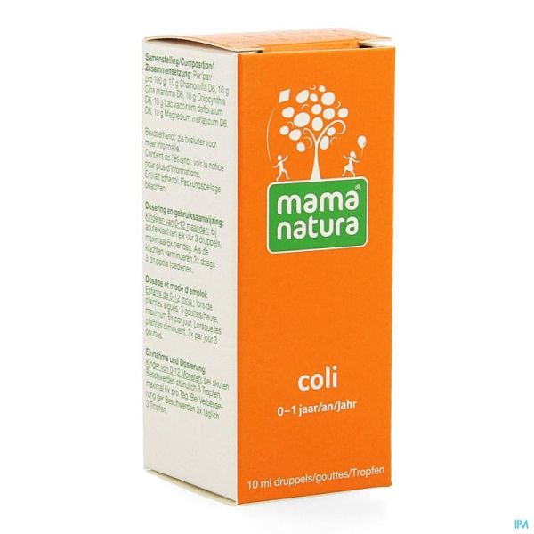 Mama natura coli 10 ml orale druppels