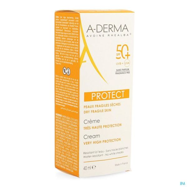 Aderma Protect Creme Z/parfum Tube 40ml