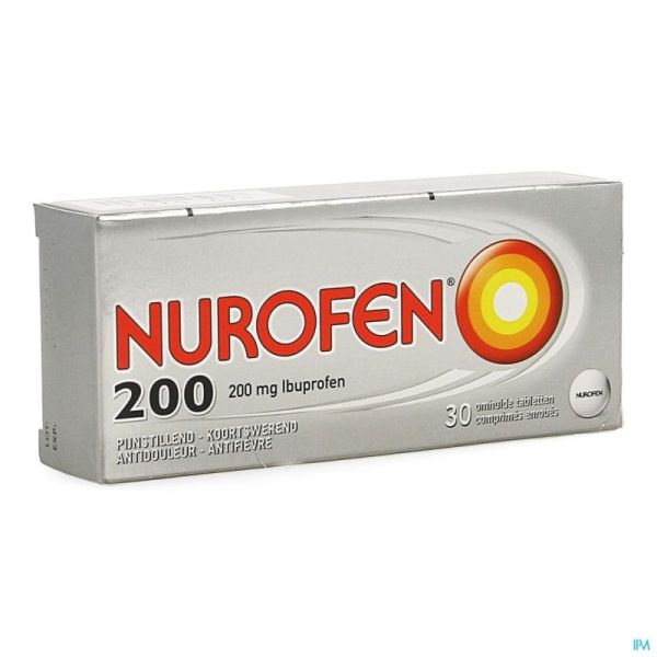 Nurofen Omhulde Tabl 30 X 200mg