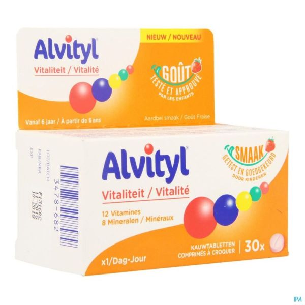 Alvityl Vitaliteit Kauwtabl 30