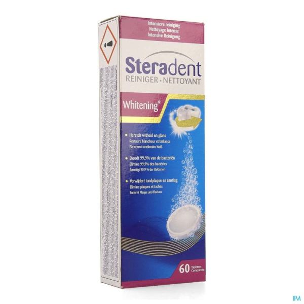 Steradent Whitening Comp 60