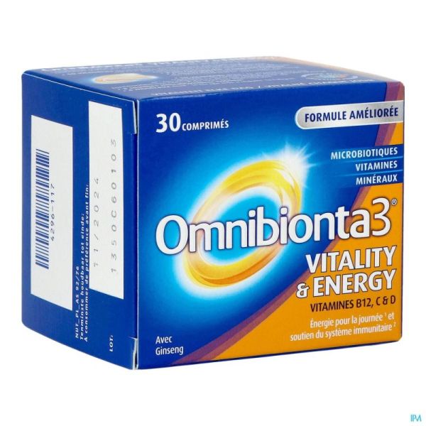 Omnibionta 3 Vitality Energy Tabl 30