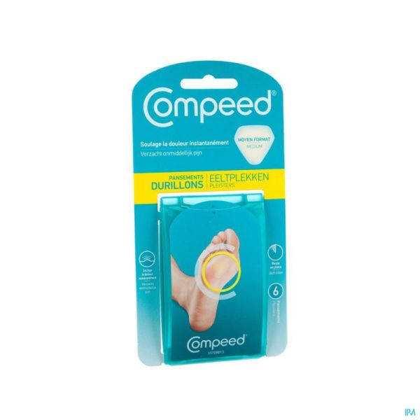 Compeed Pleister Eeltplek Voeten Medium 6