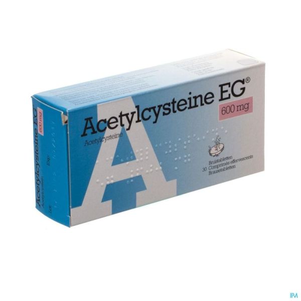 Acetylcysteine Eg 600mg Bruistabl 30x600mg