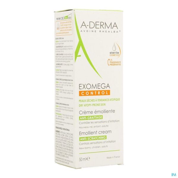 Aderma Exomega Control Creme Emolierend Tube 50ml