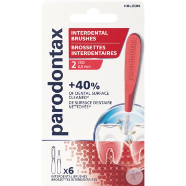 Parodontax Interdental Brushes 0,5mm 6
