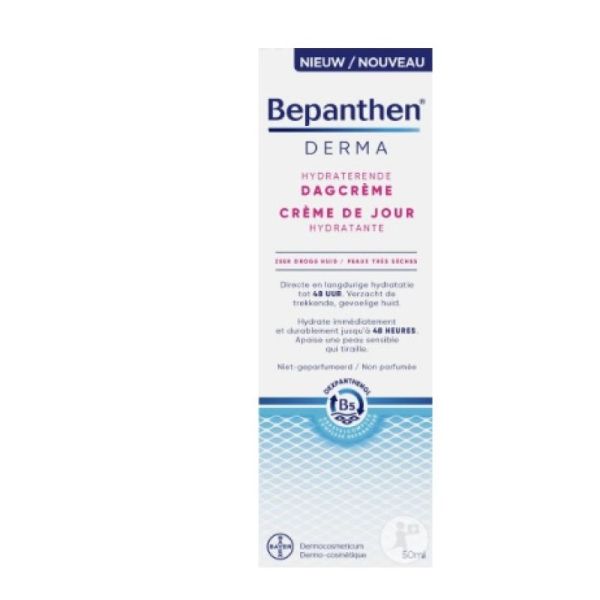 Bepanthen Derma Hydraterende Dagcreme Tube 50ml