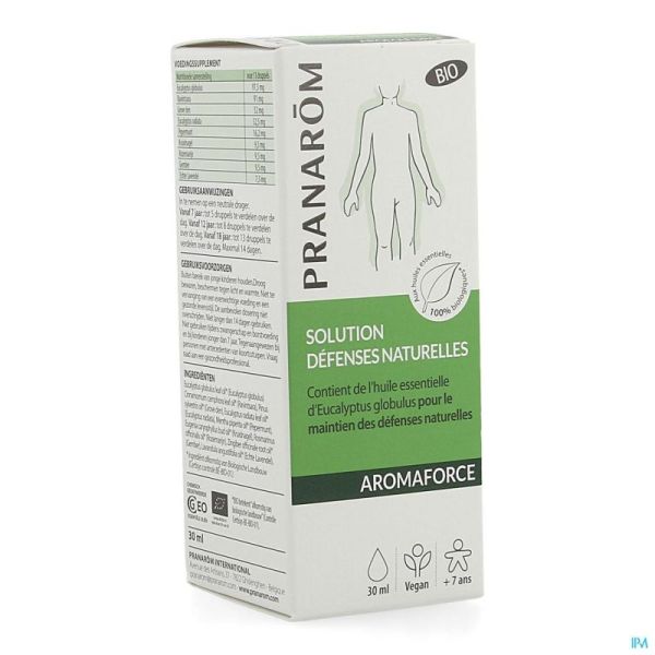 Pranarom Aromaforce Opl. Natuurl.weerstand Bio30ml