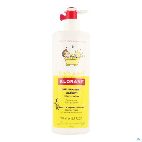 Klorane Petit Junior Badschuim Pompfl 500ml