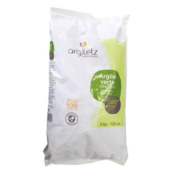 Argiletz Masker Groene Klei Stukjes Pdr Zakje 3kg