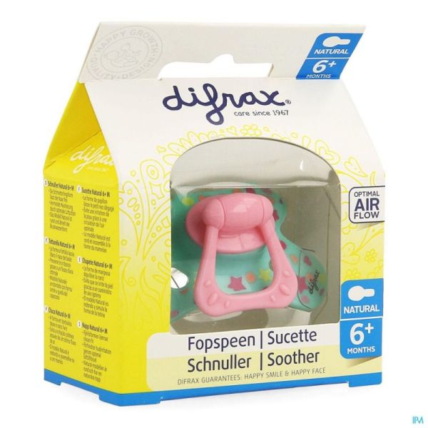 Difrax Fopspeen Natural 6+ M Girl