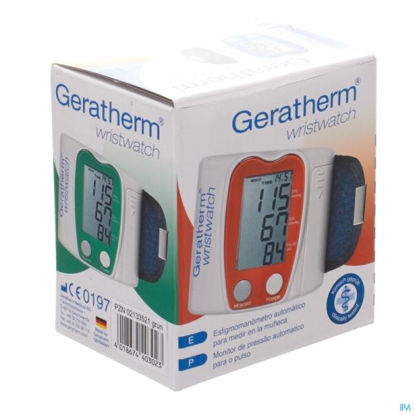 Geratherm Wristwatch Bloeddrukmeter Pols 1