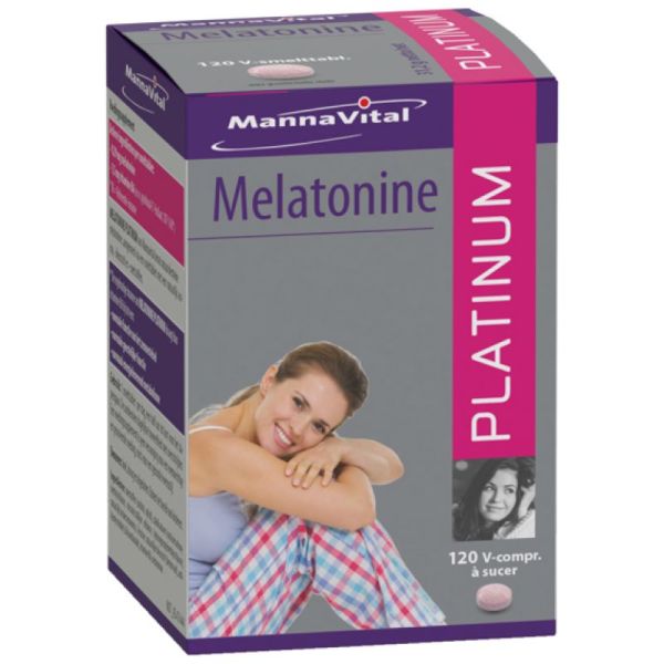 Mannavital Melatonine V-smelttabl 120