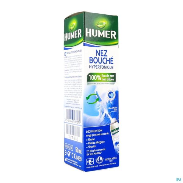 Humer Spray Hypertonisch Volw 50ml