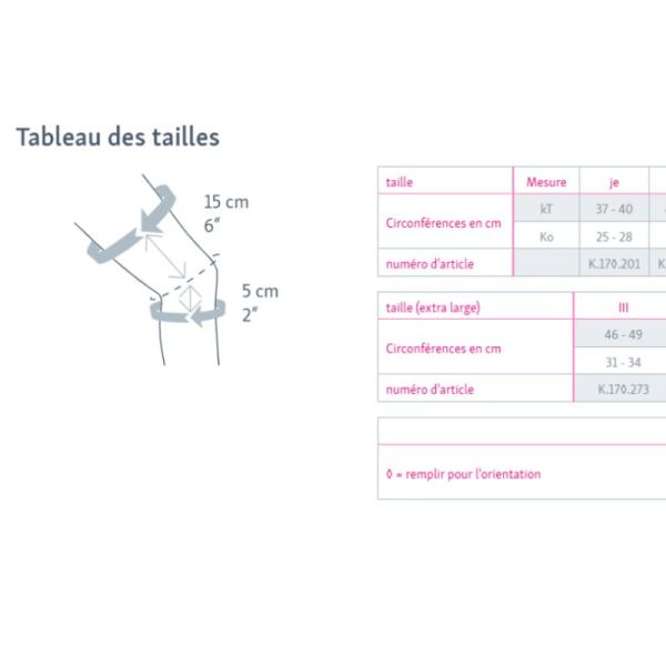 Genumedi® PA gauche taille 1