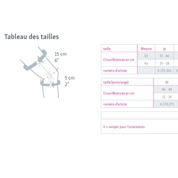 Genumedi® PA gauche taille 2