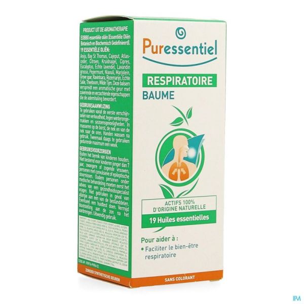 Puressentiel Ademhaling Balsem 19 Ess Olie 50ml