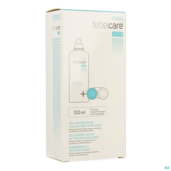 Febelcare Eye 1 Vloeist.contactlens All In 1 100ml