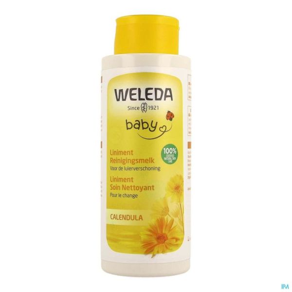 Weleda liniment reinigingsmelk luierversch.  400ml