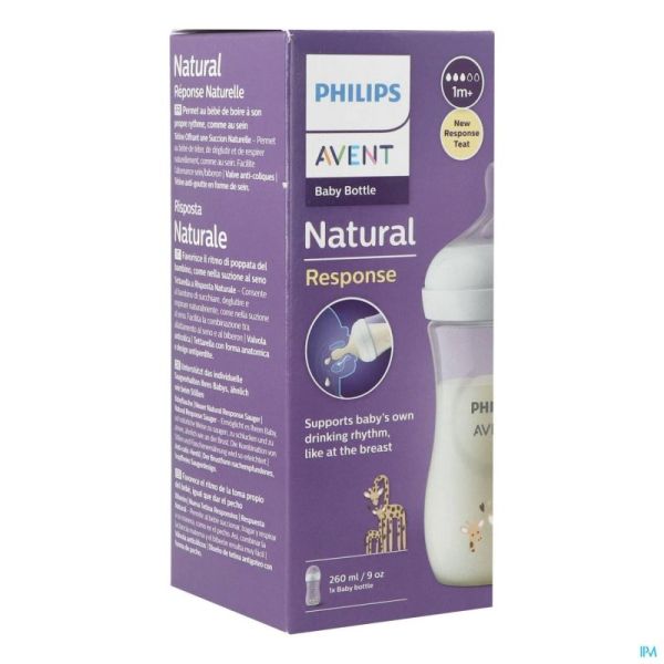 Philips Avent Natural 3.0 Zuigfles Giraf 260ml