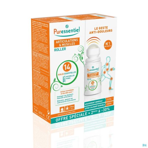 Puressentiel Gewrichten Roller 14 Ess Olie 2x75ml