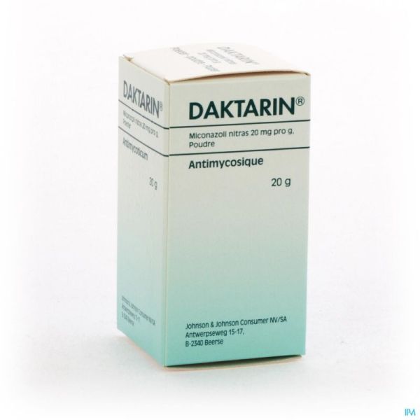 Daktarin Pulv Derm 1 X 20g 2%