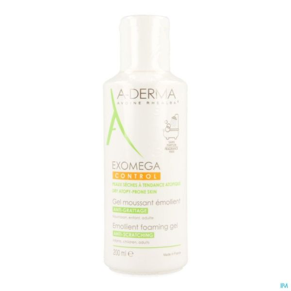 Aderma Exomega Control Gel Emolierend Fl 200ml