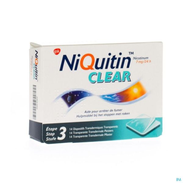 Niquitin Clear Patches 14 X 7mg