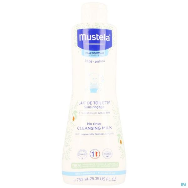 Mustela Pn Toiletmelk Z/spoelen 750ml