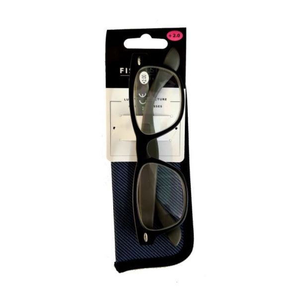 Fisavision Premium Leesbril +2,0 Wayfarer 2tones