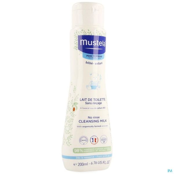 Mustela Pn Toiletmelk Z/spoelen 200ml