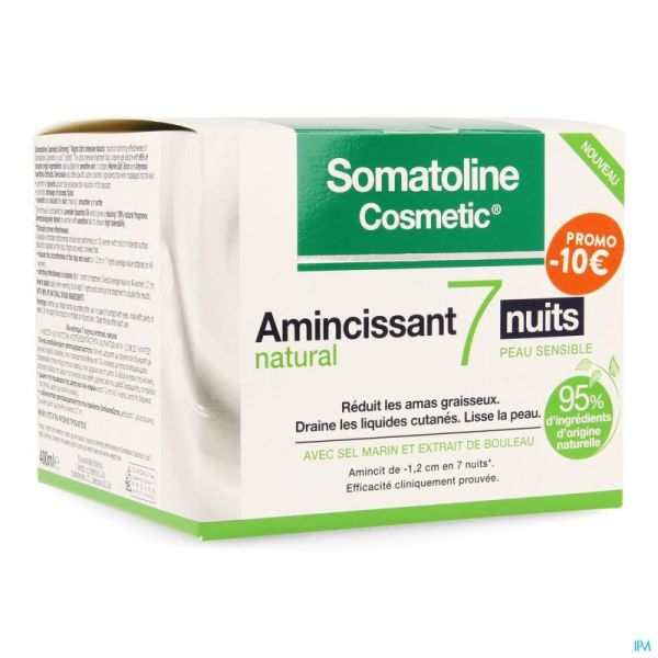 Somatoline Cosm.afslank 7 Nacht.natural 400ml -10€