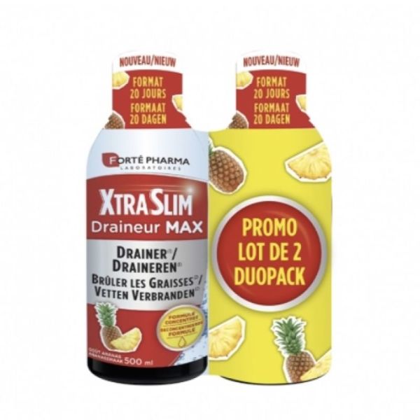 Xtraslim Draineur Max Duo 2x500ml