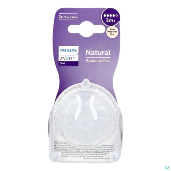 Philips Avent Natural 3.0 Zuigspeen 3m+ T4 1