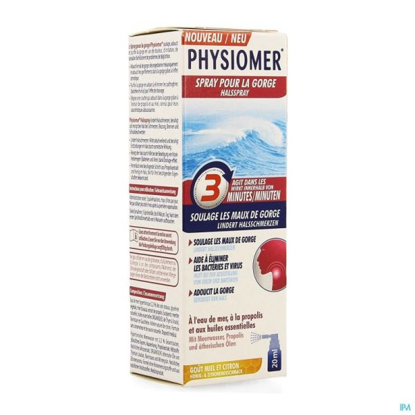 Physiomer Keelpijn Spray 20ml