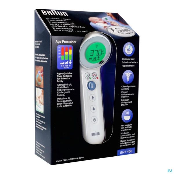 Braun Thermometer Z/contact+contact Age Precis.wit