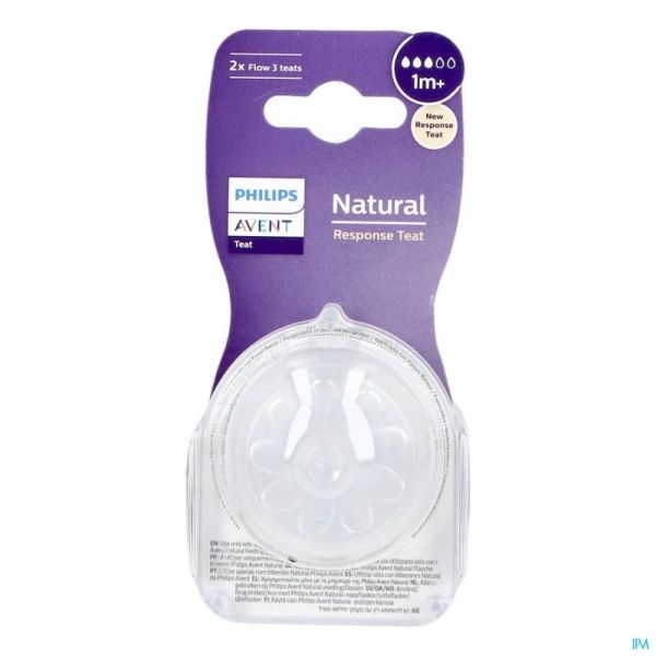 Philips Avent Natural 3.0 Zuigspeen 1m+ T3 1