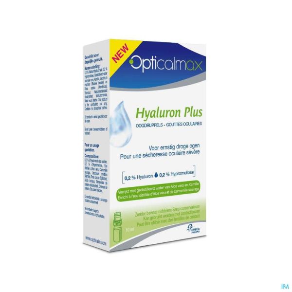 Opticalmax Hyaluron Plus 1x10ml