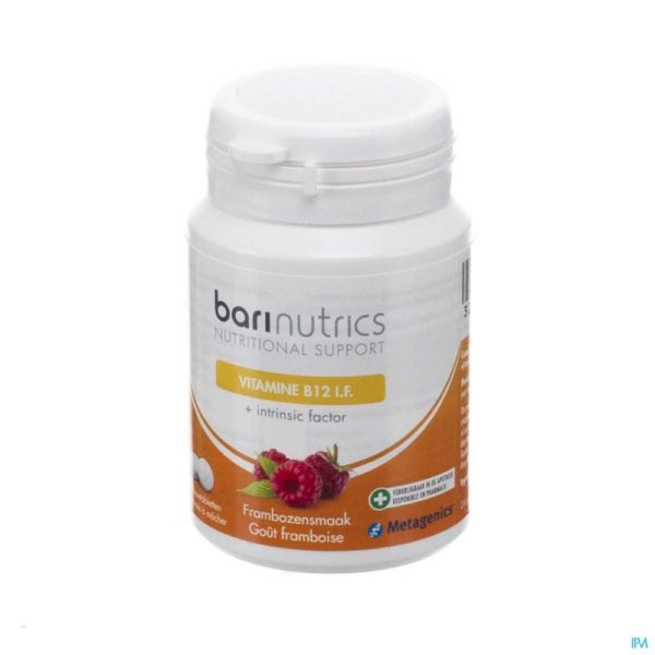 Barinutrics Vitamine B12 If Framboos Kauwtabl 90