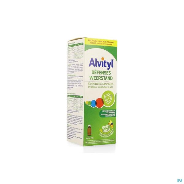 Alvityl Weerstand Siroop 240ml Nf