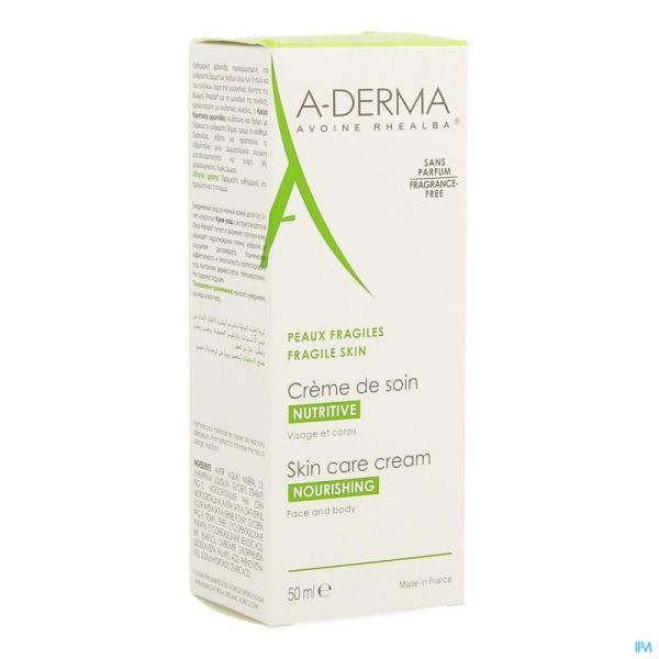 Aderma Havermelk Verzorgingscr 50ml