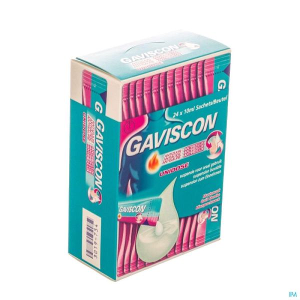 Gaviscon Antireflux Antizuur Orale Susp Zakje 24