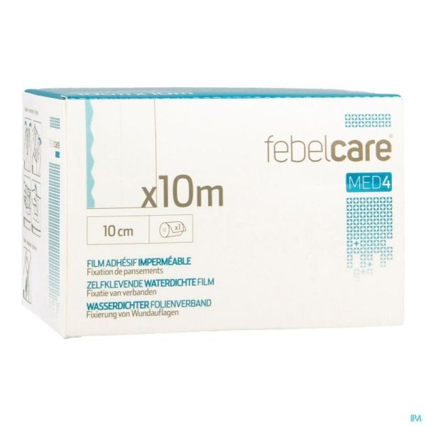 Febelcare Med4 Film Zelfklevend Wtp 10cm 10m 1